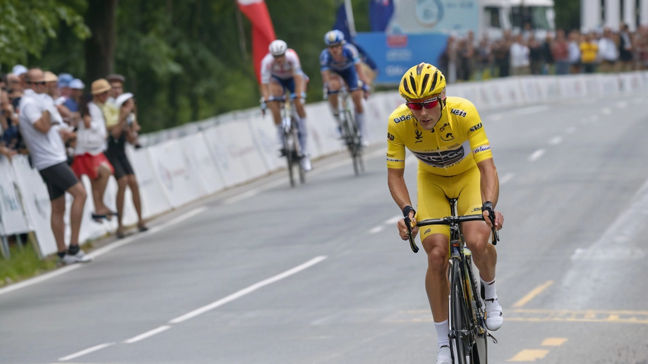 Tadej Pogacar op weg naar historische derde Tour de France titel