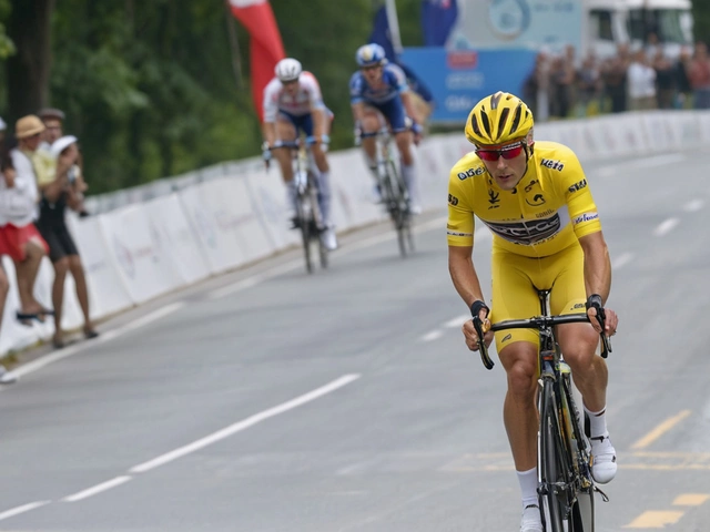 Tadej Pogacar op weg naar historische derde Tour de France titel